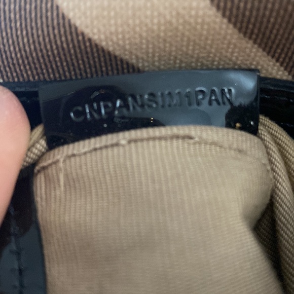 Burberry Beige/Black Nova Check PVC and Patent Leather Chester Bag - Picture 16 of 16